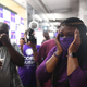 Missouri Democratic congressional candidate Cori Bush celebrates with friends and family at her campaign office on August 4, 2020 in St. Louis, Missouri.